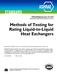 Four ASHRAE Testing, Measurement Standards Updated, Reaffirmed | ashrae.org